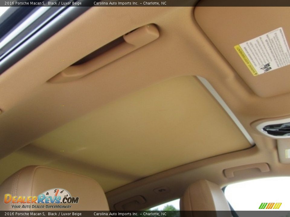 2016 Porsche Macan S Black / Luxor Beige Photo #23