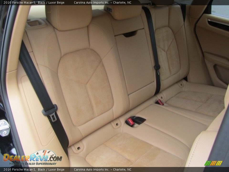 2016 Porsche Macan S Black / Luxor Beige Photo #24