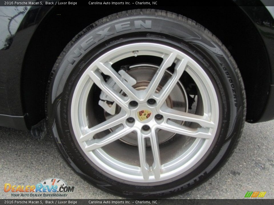 2016 Porsche Macan S Black / Luxor Beige Photo #26