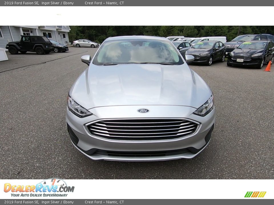 2019 Ford Fusion SE Ingot Silver / Ebony Photo #2