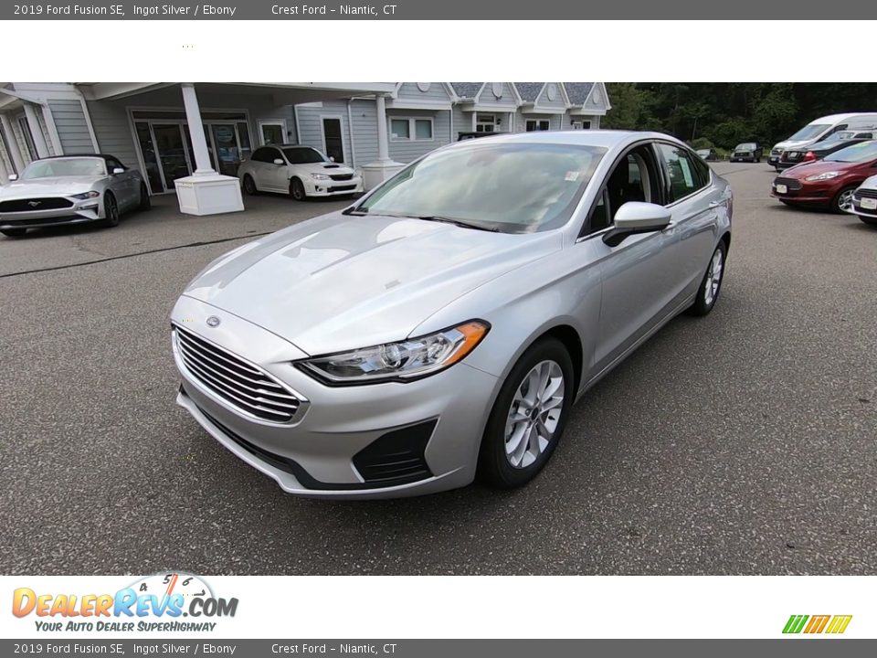 2019 Ford Fusion SE Ingot Silver / Ebony Photo #3