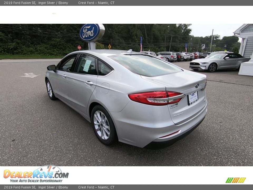 2019 Ford Fusion SE Ingot Silver / Ebony Photo #5