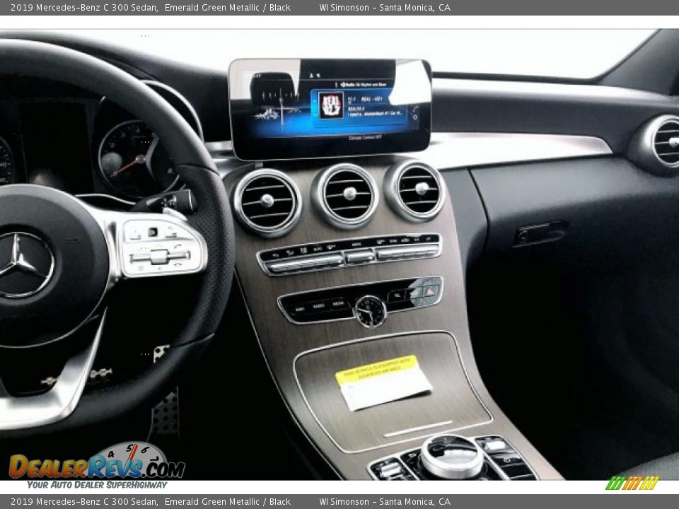 2019 Mercedes-Benz C 300 Sedan Emerald Green Metallic / Black Photo #6