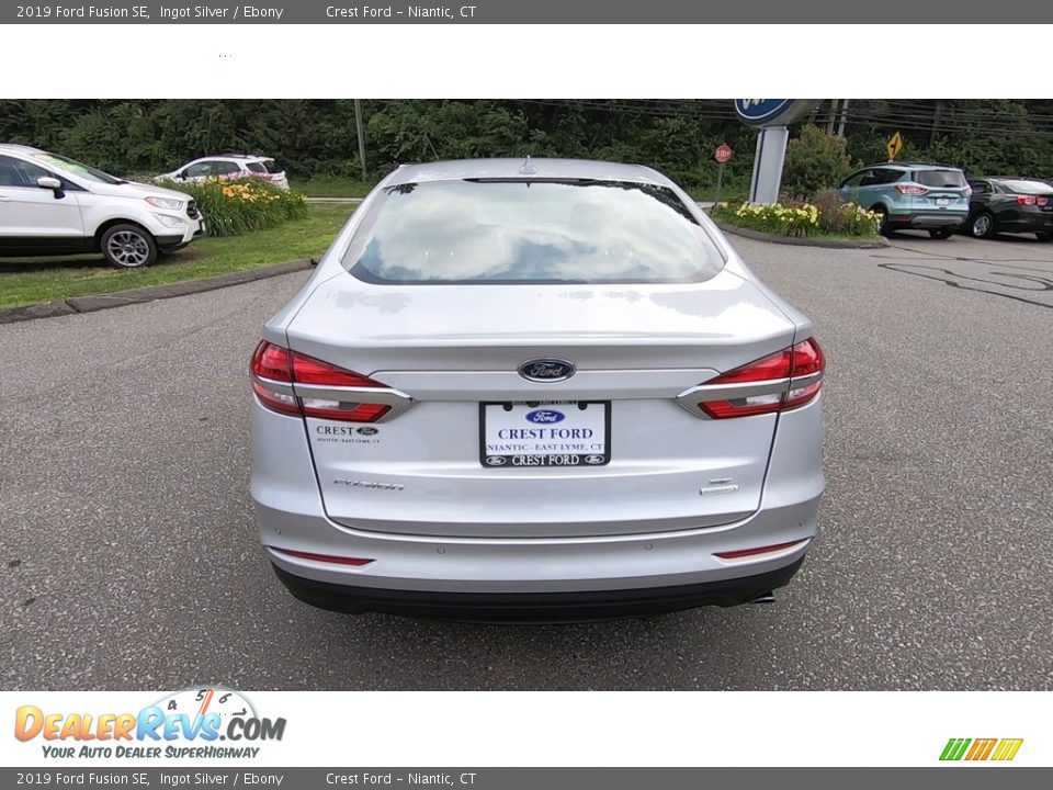 2019 Ford Fusion SE Ingot Silver / Ebony Photo #6