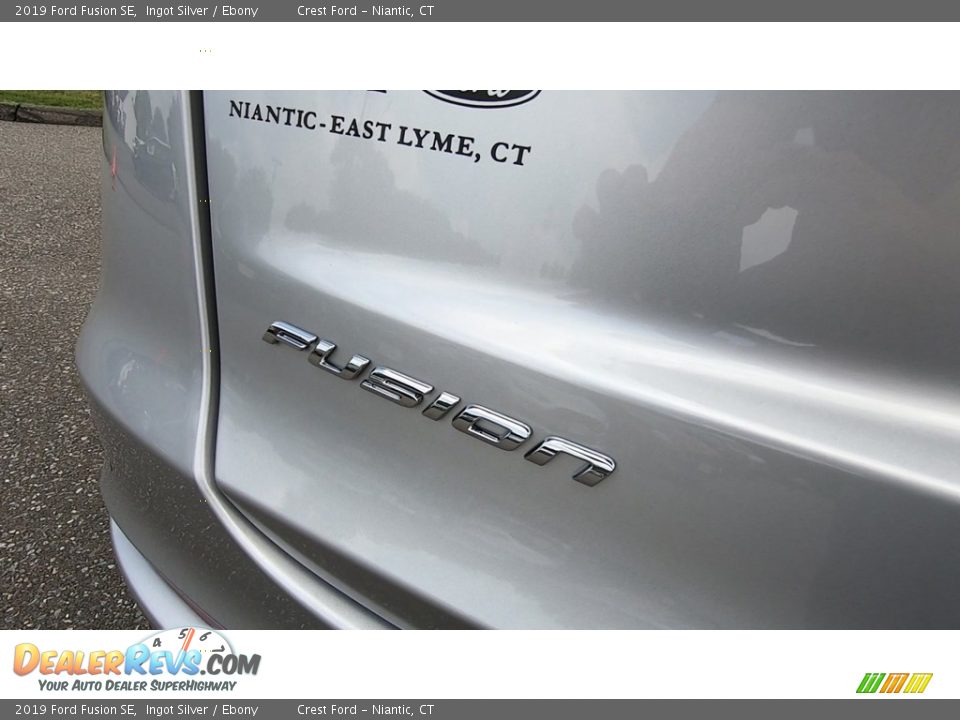 2019 Ford Fusion SE Ingot Silver / Ebony Photo #10