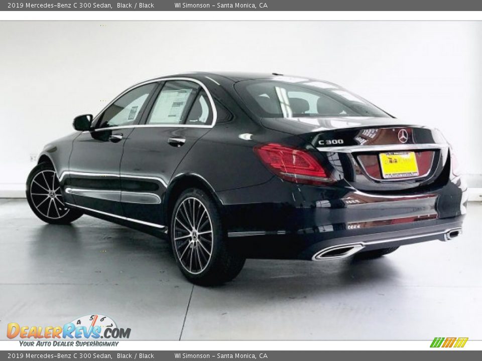 2019 Mercedes-Benz C 300 Sedan Black / Black Photo #2