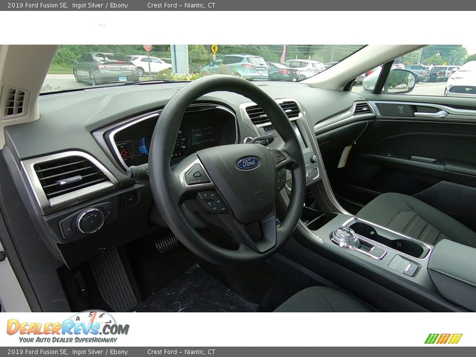 2019 Ford Fusion SE Ingot Silver / Ebony Photo #11
