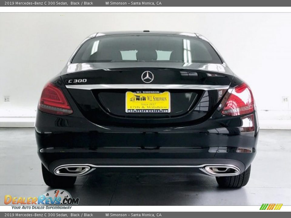 2019 Mercedes-Benz C 300 Sedan Black / Black Photo #3