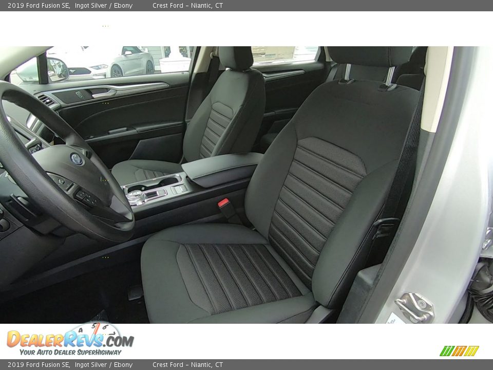 2019 Ford Fusion SE Ingot Silver / Ebony Photo #12