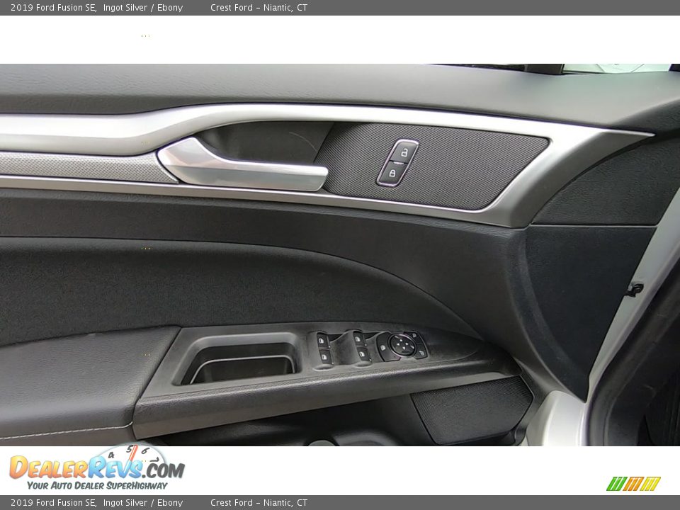 2019 Ford Fusion SE Ingot Silver / Ebony Photo #13