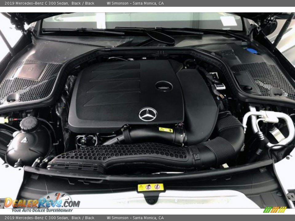 2019 Mercedes-Benz C 300 Sedan Black / Black Photo #8