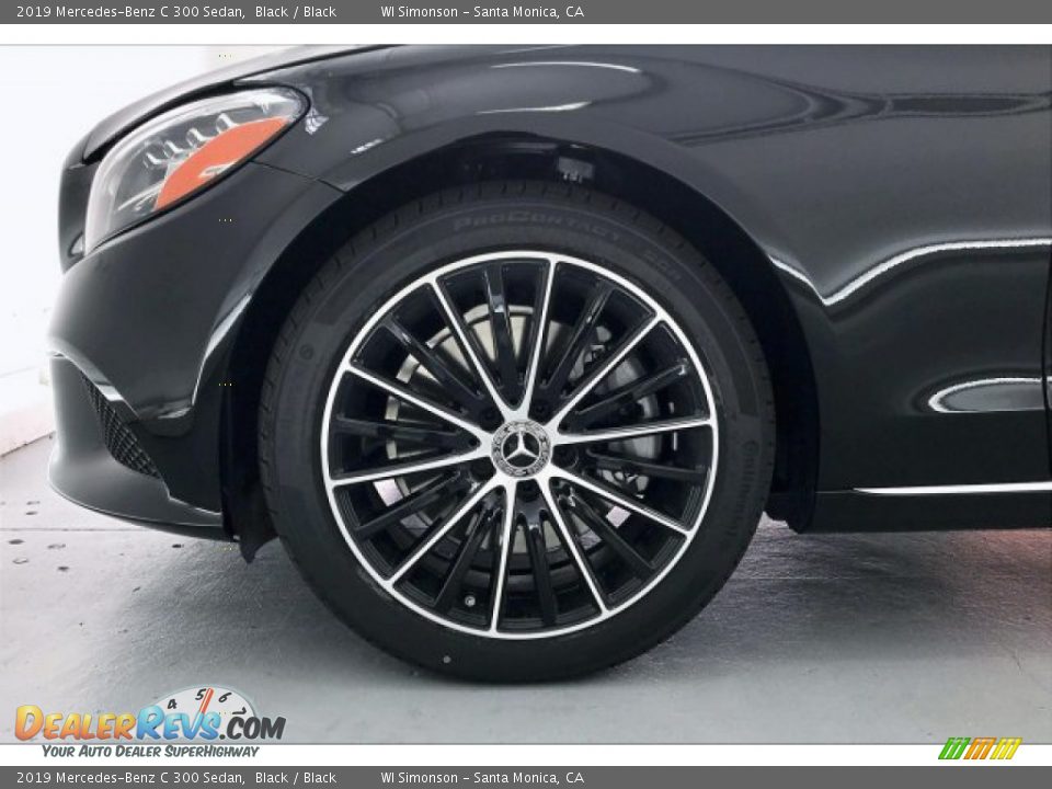 2019 Mercedes-Benz C 300 Sedan Black / Black Photo #9