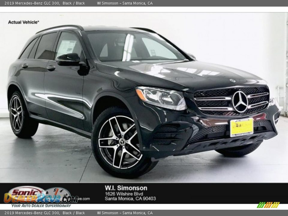 2019 Mercedes-Benz GLC 300 Black / Black Photo #1