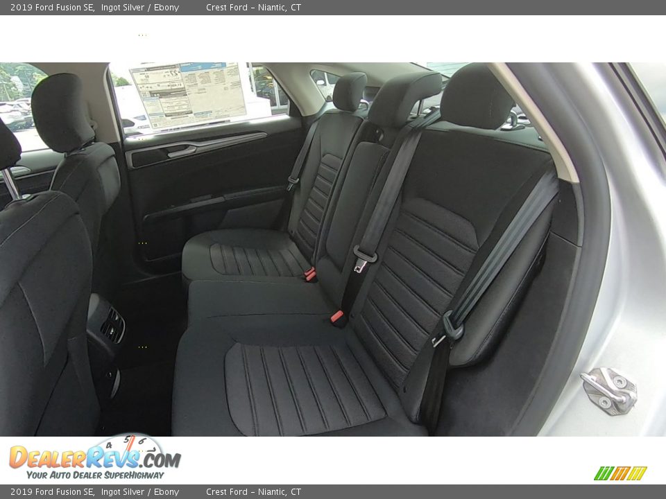 2019 Ford Fusion SE Ingot Silver / Ebony Photo #18