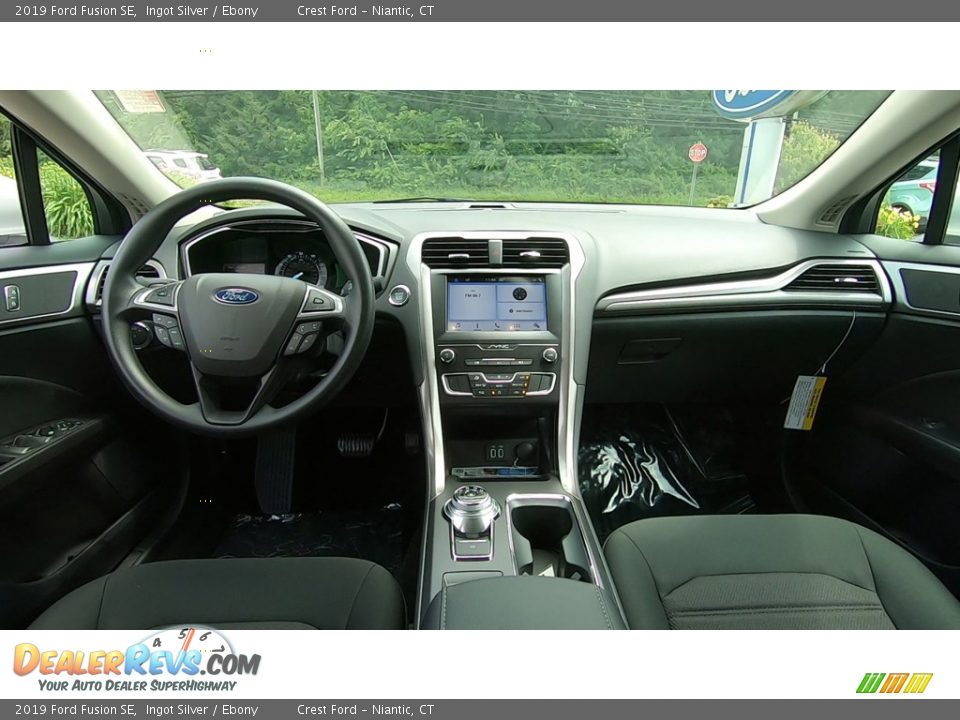 2019 Ford Fusion SE Ingot Silver / Ebony Photo #19