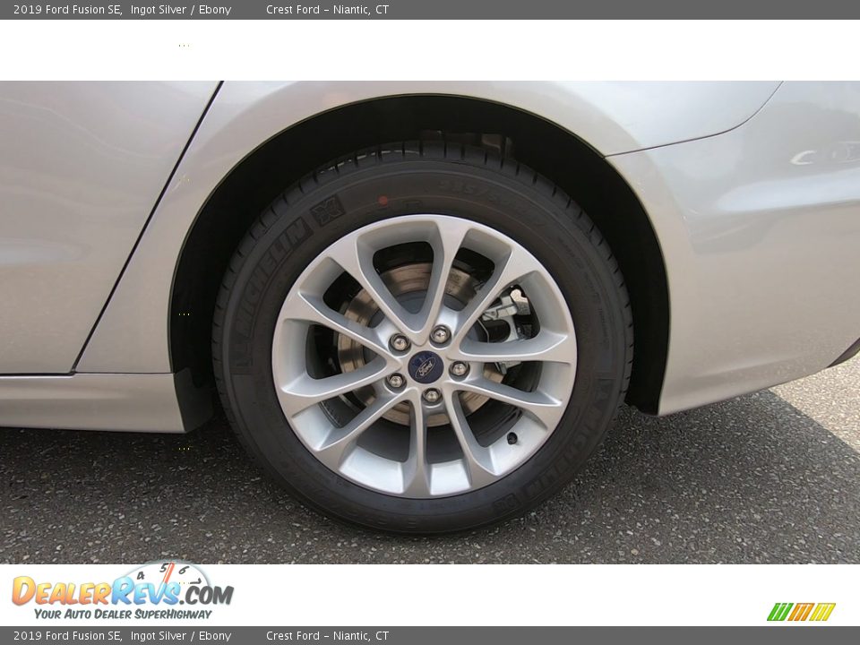 2019 Ford Fusion SE Ingot Silver / Ebony Photo #20