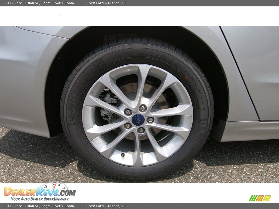 2019 Ford Fusion SE Ingot Silver / Ebony Photo #22