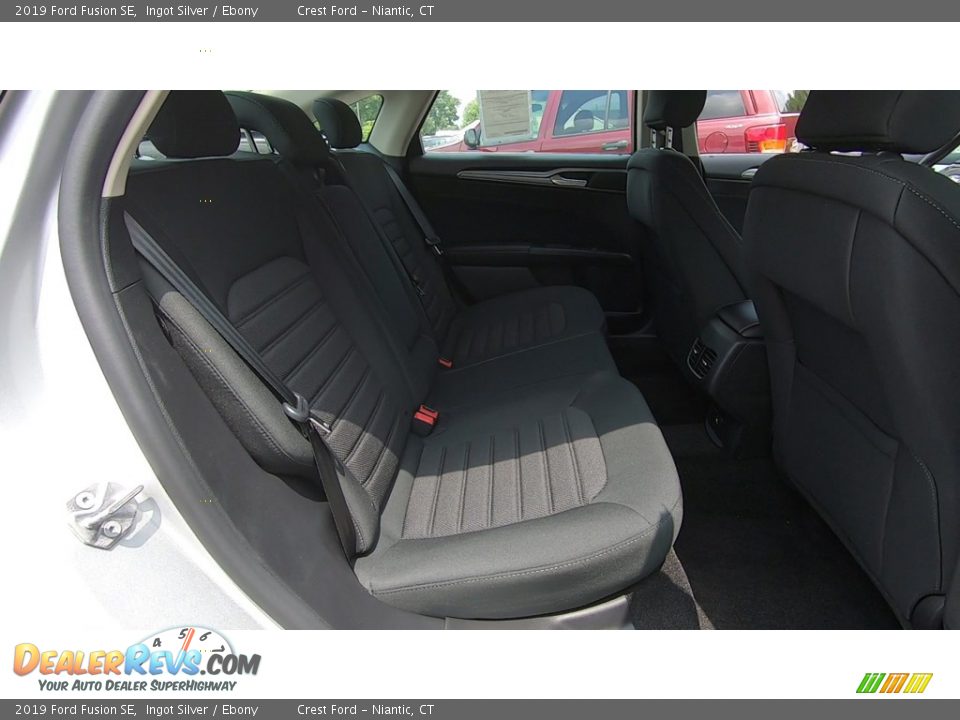 2019 Ford Fusion SE Ingot Silver / Ebony Photo #23