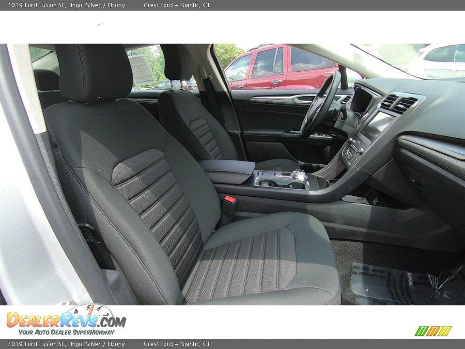 2019 Ford Fusion SE Ingot Silver / Ebony Photo #24