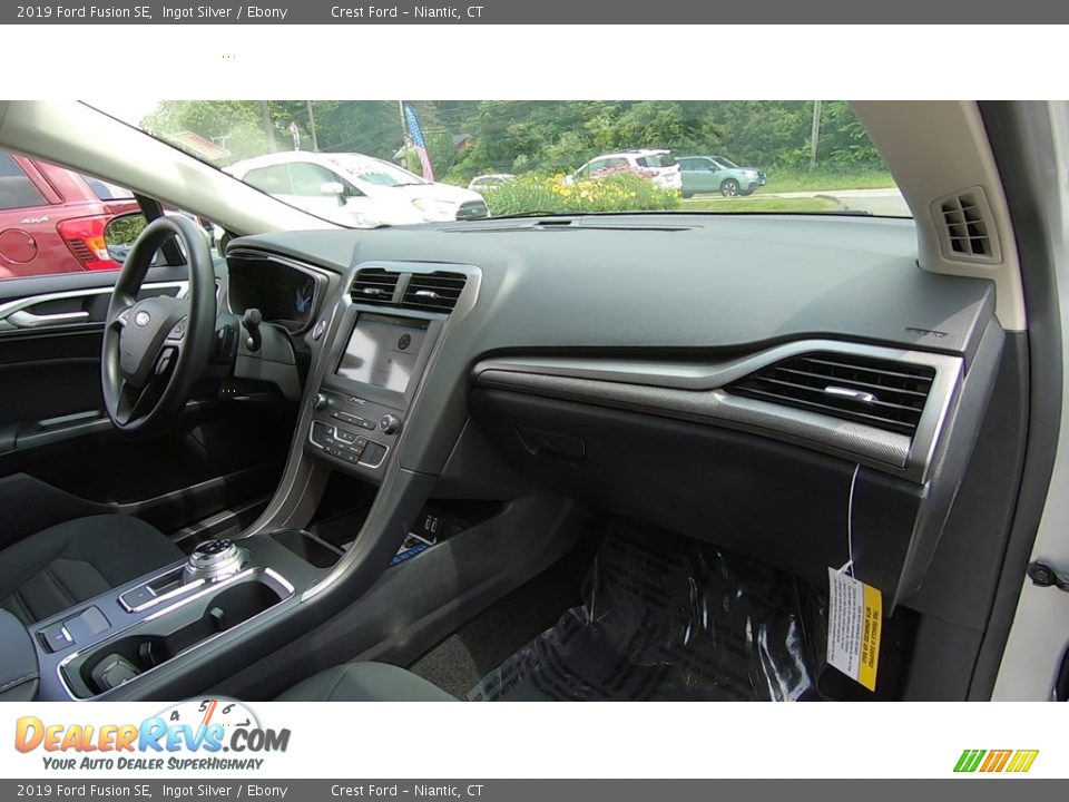 2019 Ford Fusion SE Ingot Silver / Ebony Photo #25