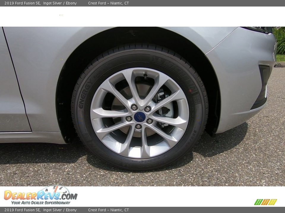 2019 Ford Fusion SE Ingot Silver / Ebony Photo #26