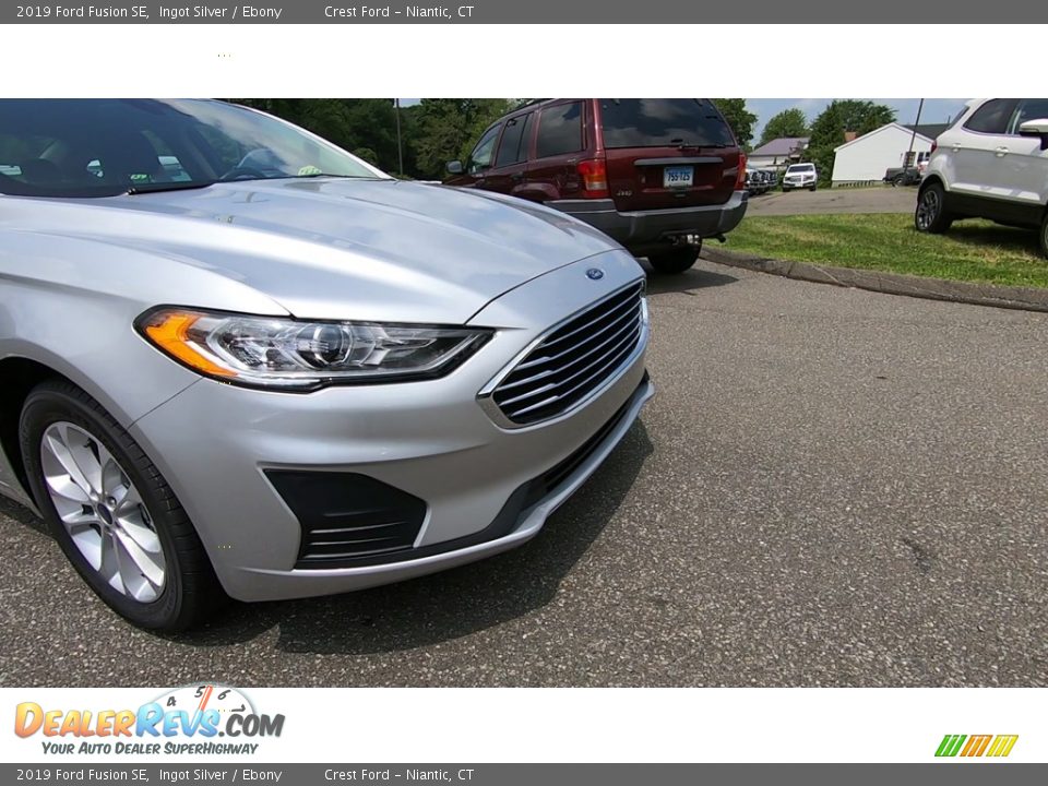 2019 Ford Fusion SE Ingot Silver / Ebony Photo #27