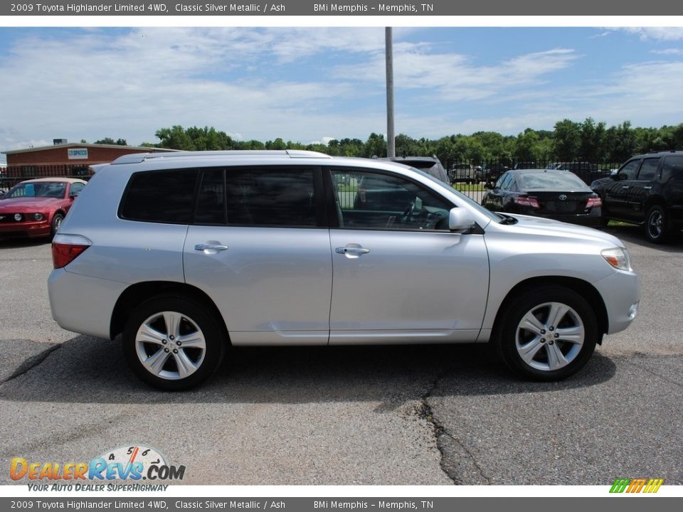 2009 Toyota Highlander Limited 4WD Classic Silver Metallic / Ash Photo #6