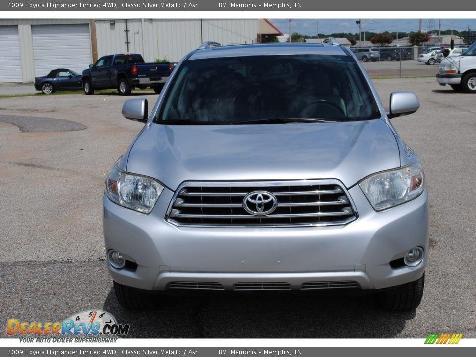 2009 Toyota Highlander Limited 4WD Classic Silver Metallic / Ash Photo #8