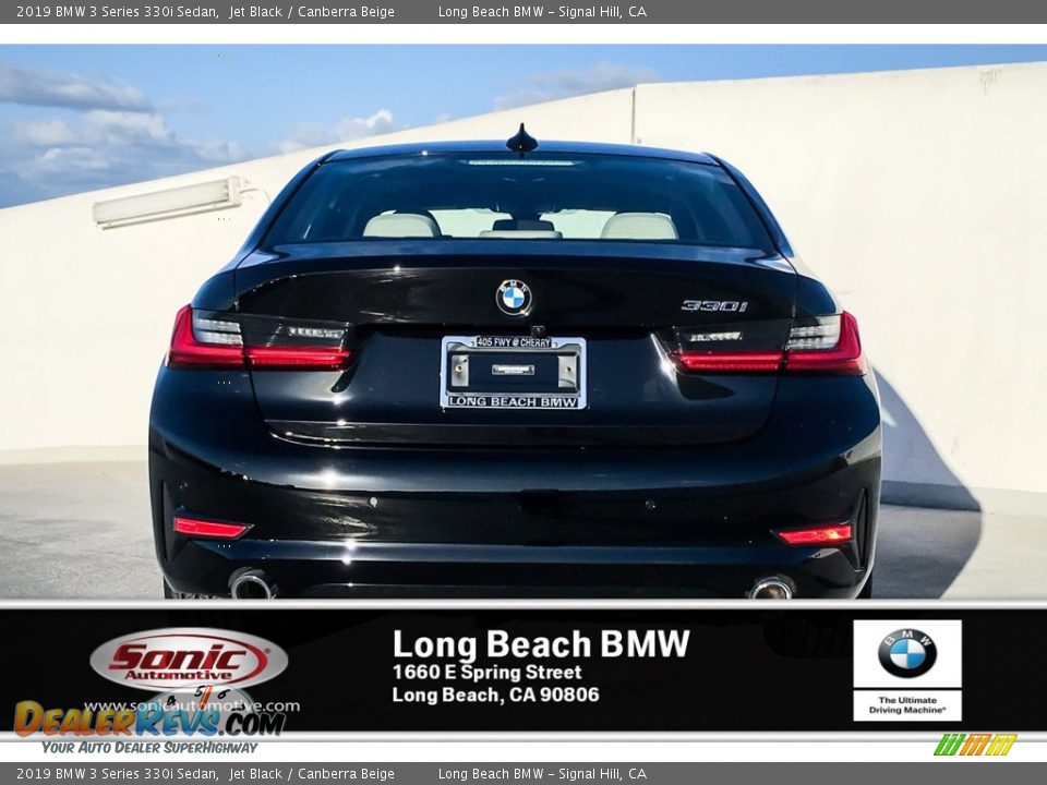 2019 BMW 3 Series 330i Sedan Jet Black / Canberra Beige Photo #3