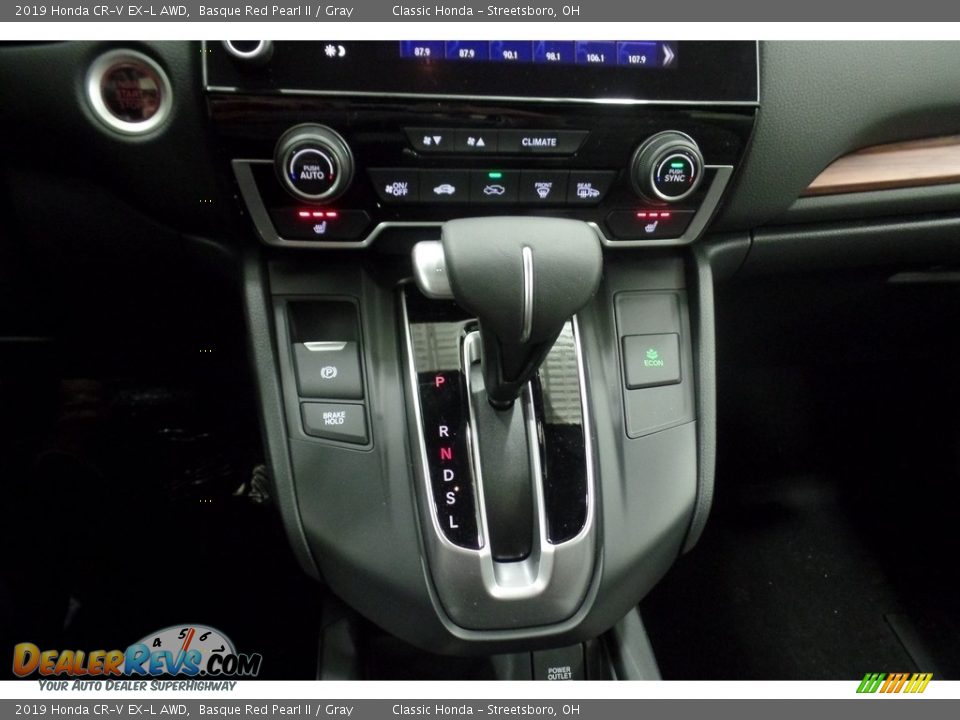 2019 Honda CR-V EX-L AWD Basque Red Pearl II / Gray Photo #12