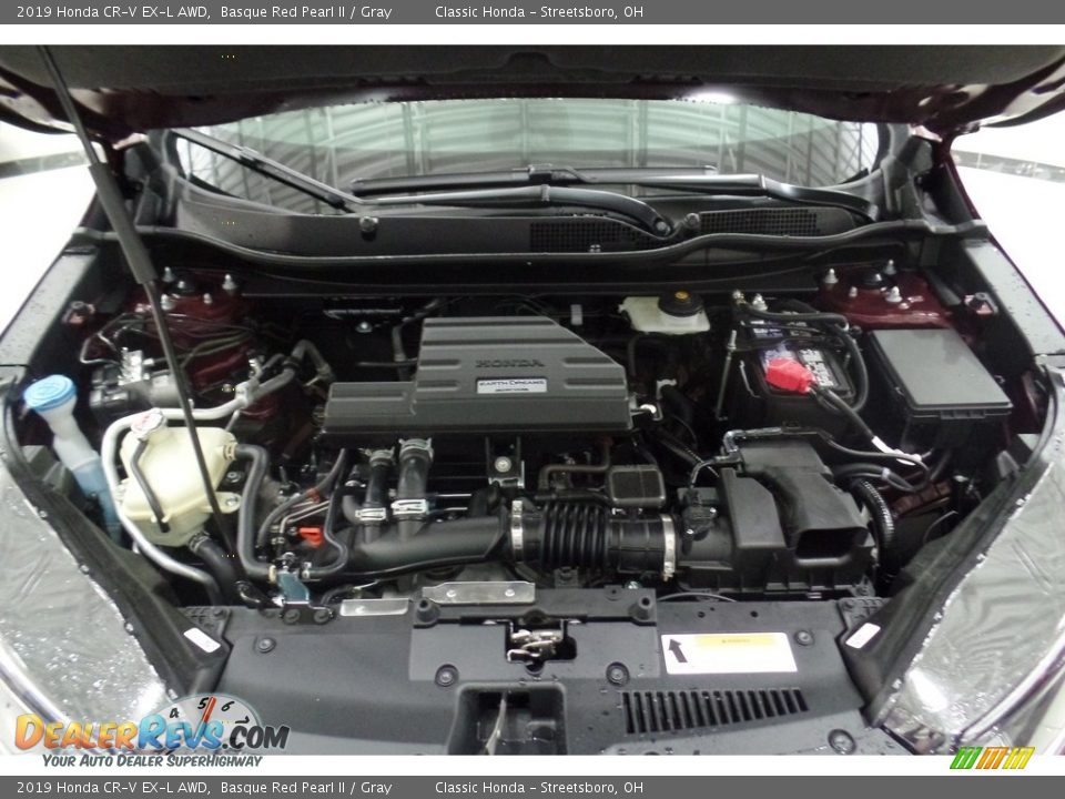 2019 Honda CR-V EX-L AWD Basque Red Pearl II / Gray Photo #17