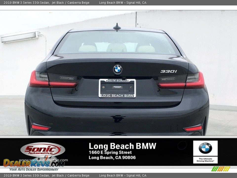 2019 BMW 3 Series 330i Sedan Jet Black / Canberra Beige Photo #4