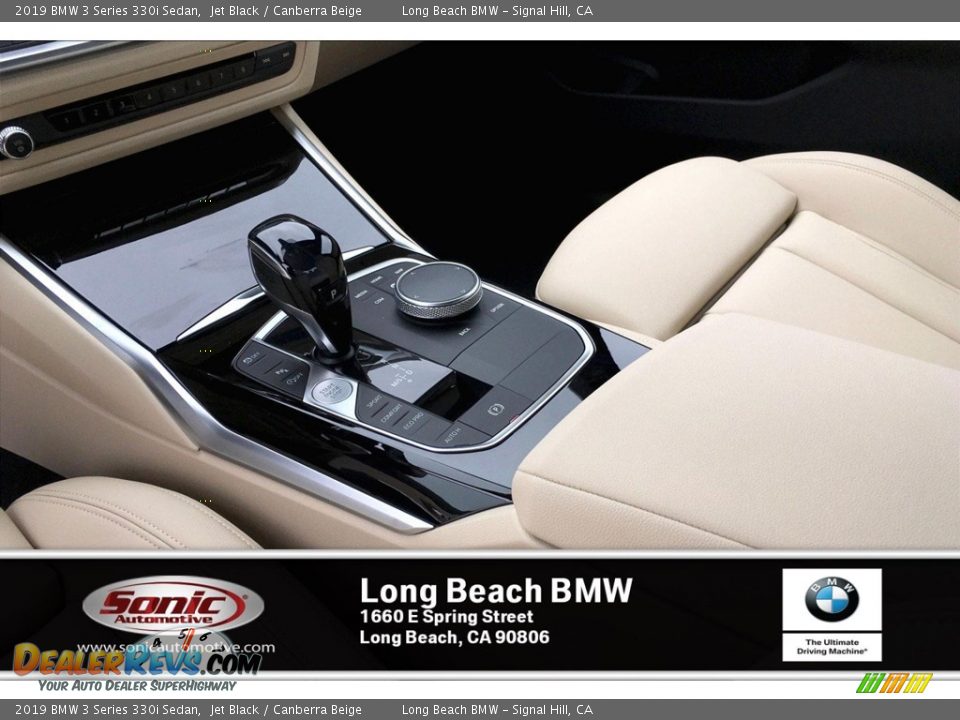 2019 BMW 3 Series 330i Sedan Jet Black / Canberra Beige Photo #7