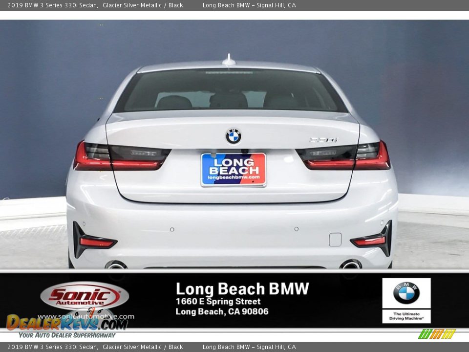 2019 BMW 3 Series 330i Sedan Glacier Silver Metallic / Black Photo #3