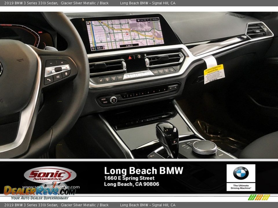 2019 BMW 3 Series 330i Sedan Glacier Silver Metallic / Black Photo #6