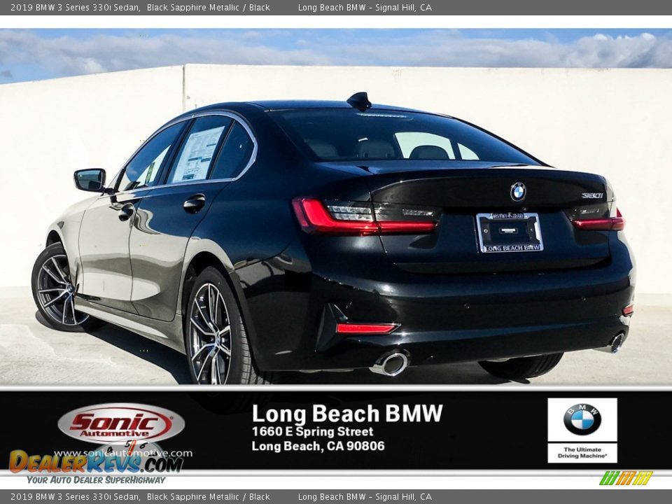 2019 BMW 3 Series 330i Sedan Black Sapphire Metallic / Black Photo #2