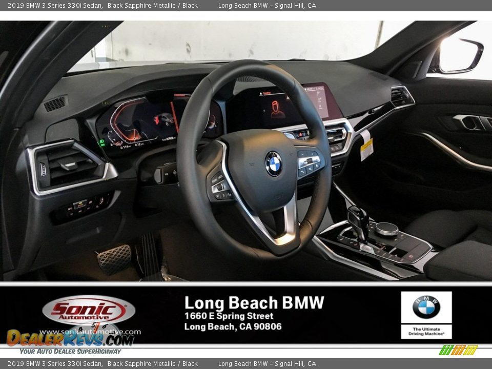 2019 BMW 3 Series 330i Sedan Black Sapphire Metallic / Black Photo #4
