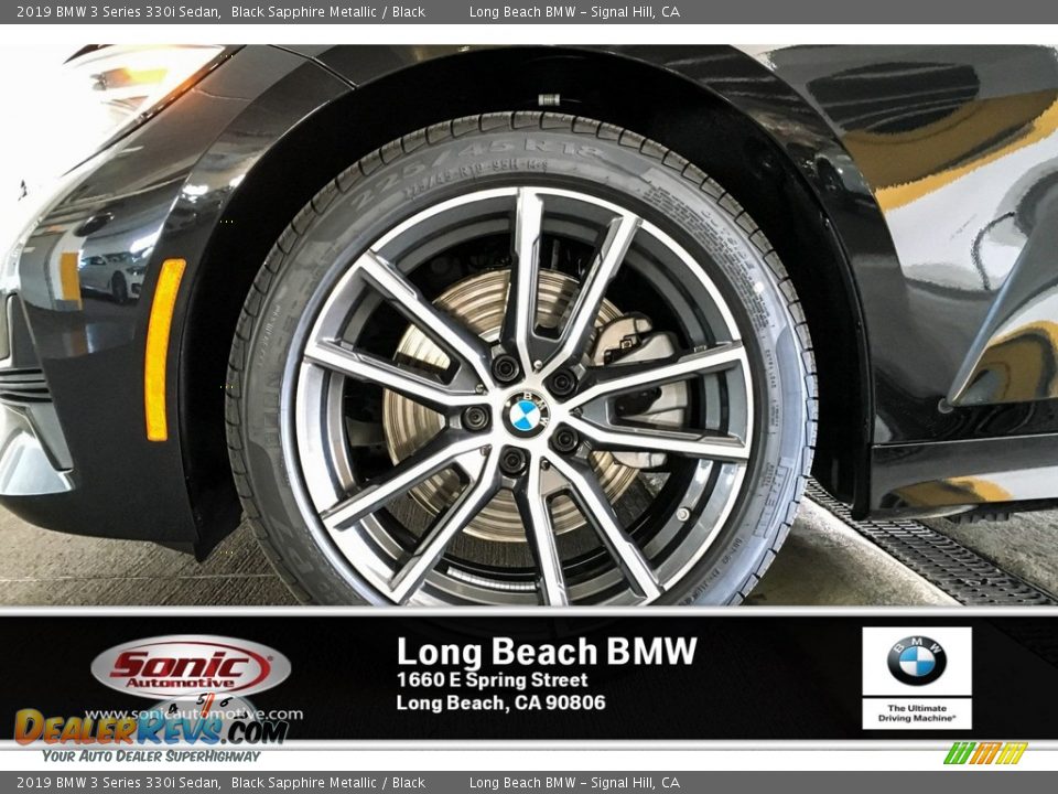 2019 BMW 3 Series 330i Sedan Black Sapphire Metallic / Black Photo #9