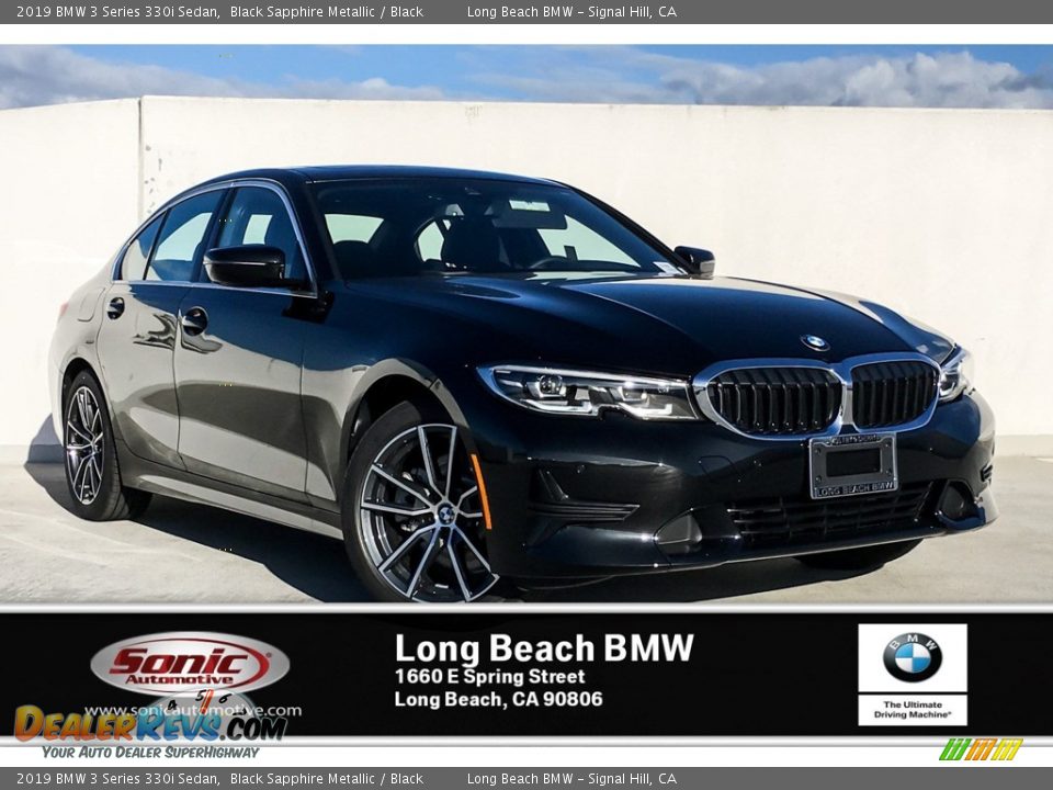 2019 BMW 3 Series 330i Sedan Black Sapphire Metallic / Black Photo #12