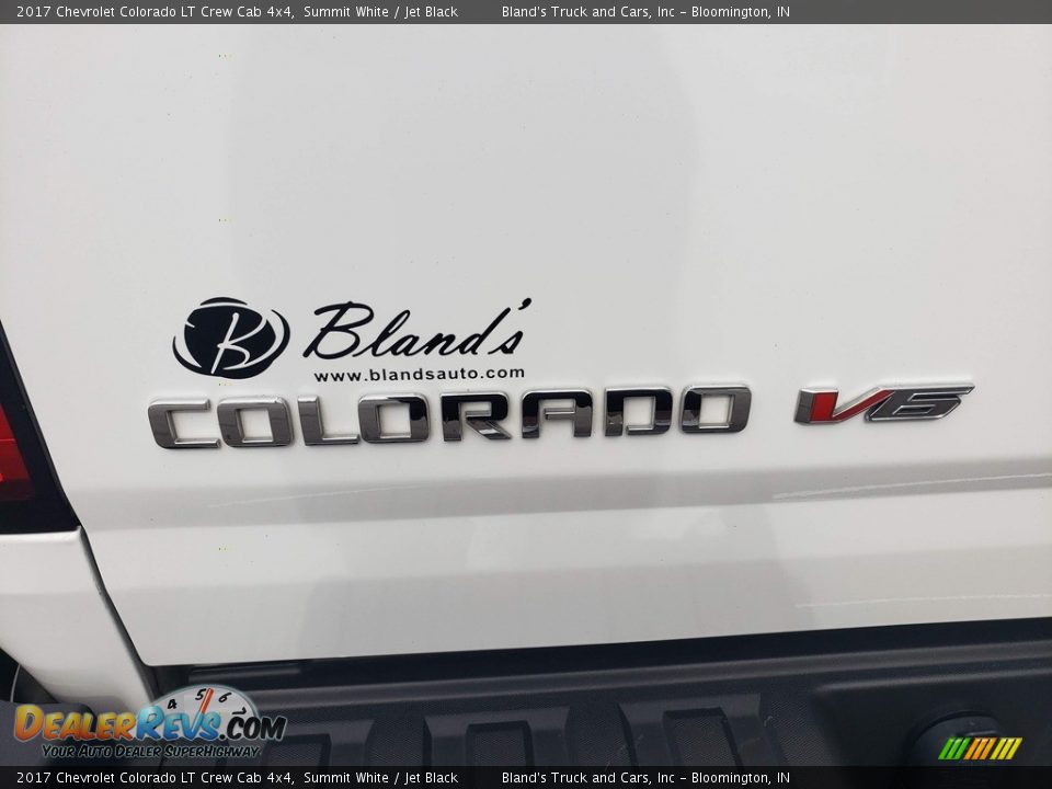 2017 Chevrolet Colorado LT Crew Cab 4x4 Summit White / Jet Black Photo #30