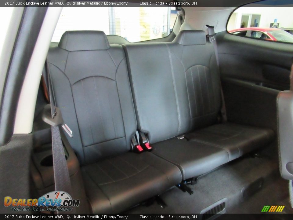 2017 Buick Enclave Leather AWD Quicksilver Metallic / Ebony/Ebony Photo #21