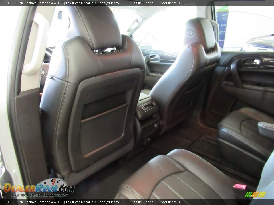 2017 Buick Enclave Leather AWD Quicksilver Metallic / Ebony/Ebony Photo #25