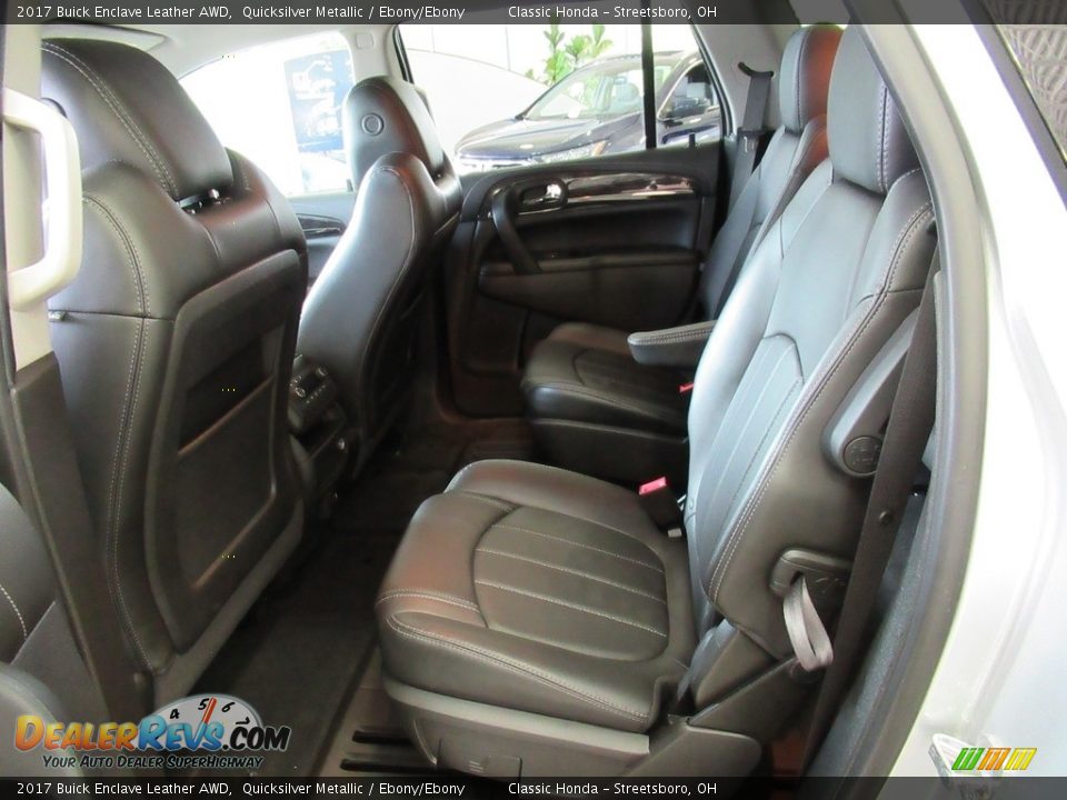 2017 Buick Enclave Leather AWD Quicksilver Metallic / Ebony/Ebony Photo #26