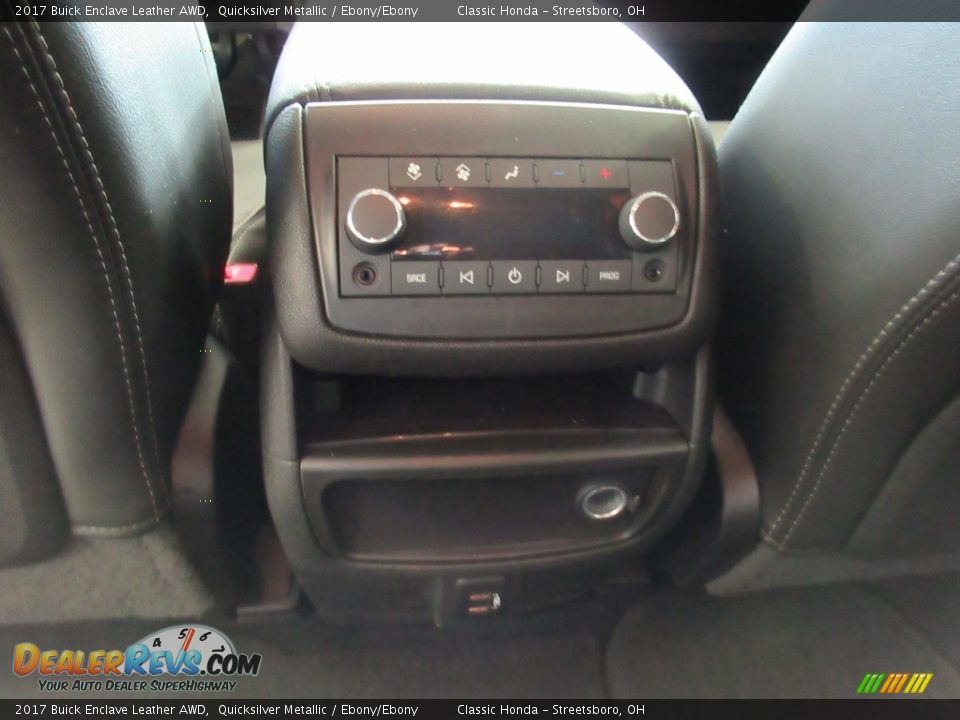 2017 Buick Enclave Leather AWD Quicksilver Metallic / Ebony/Ebony Photo #28