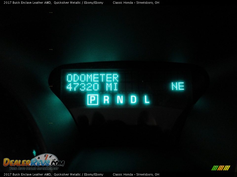 2017 Buick Enclave Leather AWD Quicksilver Metallic / Ebony/Ebony Photo #34