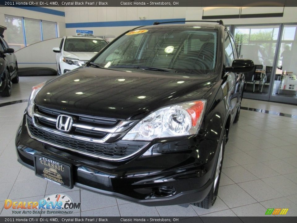 2011 Honda CR-V EX-L 4WD Crystal Black Pearl / Black Photo #1