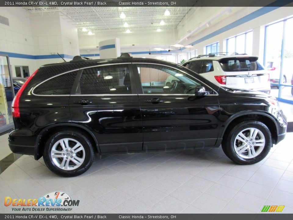 2011 Honda CR-V EX-L 4WD Crystal Black Pearl / Black Photo #5