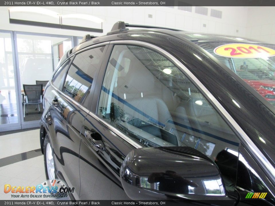 2011 Honda CR-V EX-L 4WD Crystal Black Pearl / Black Photo #11