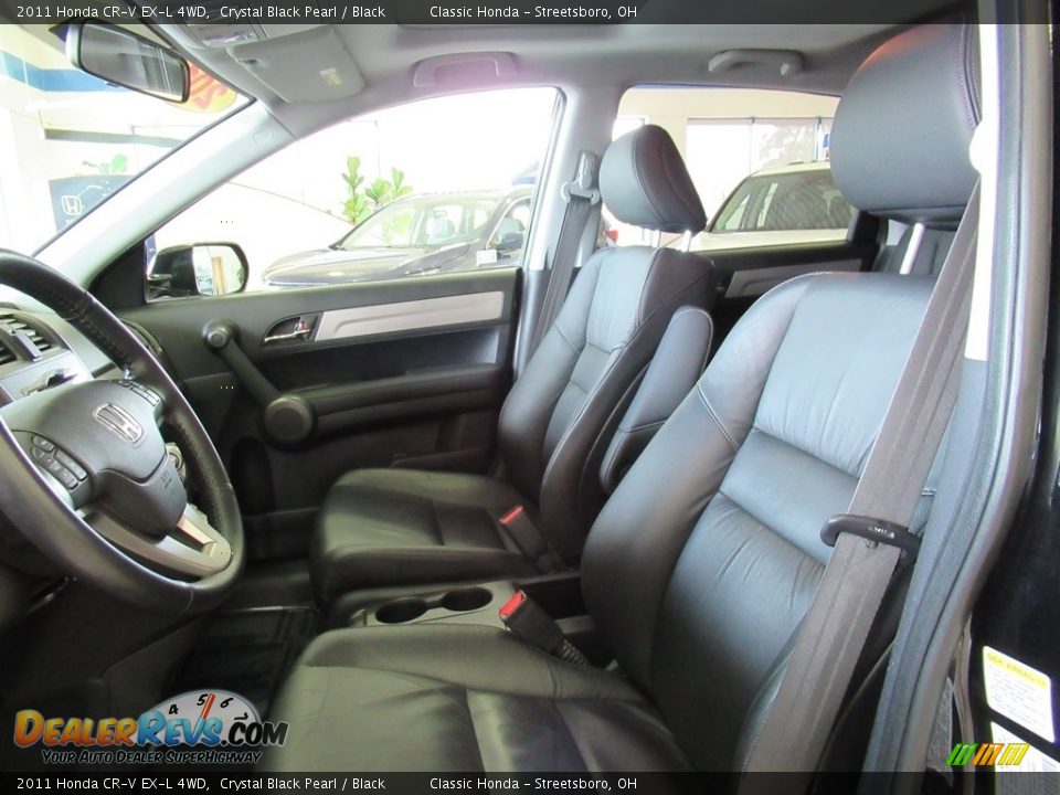 2011 Honda CR-V EX-L 4WD Crystal Black Pearl / Black Photo #16