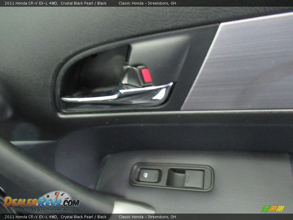 2011 Honda CR-V EX-L 4WD Crystal Black Pearl / Black Photo #20